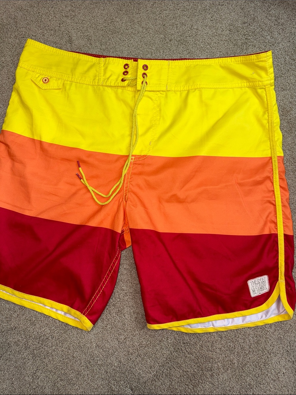 The Ryde surf shop boardshorts board shorts swim 38  9”  color block